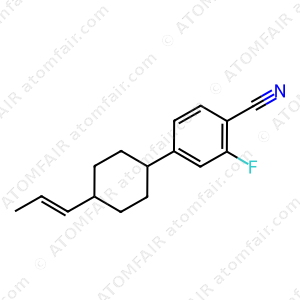 Benzonitrile, 2-fluoro-4-[trans-4-(1E)-1-propen-1-ylcyclohexyl] (CAS: 157453-54-8)
