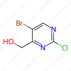 (5-Bromo-2-chloropyrimidin-4-yl)methanol (CAS: 1785541-95-8)