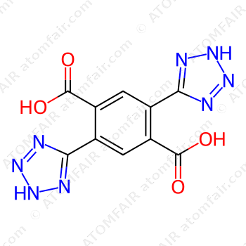 1,4-Benzenedicarboxylic acid, 2,5-di-2H-tetrazol-5-yl (CAS: 2417761-51-2)
