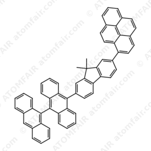 1-(7-(9,9-Bianthracen-10-yl)-9,9-dimethyl-9H-fluoren-2-yl)pyrene (CAS: 1705571-70-5)