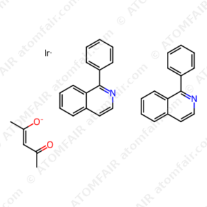 Iridium (III) bis(2-phenylquinolyl-N,C2') acetylacetonate (CAS: 435294-03-4)