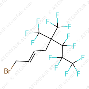 1-Bromo-6,6,7,7,8,8,8-heptafluoro-5,5-bis(trifluoromethyl)oct-2-ene (CAS: 139223-42-0)