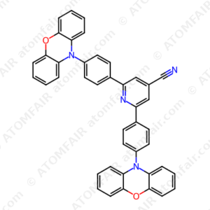 2,6-Bis(4-(10H-phenoxazin-10-yl)phenyl)-isonicotinonitrile (CAS: 2093368-84-2)
