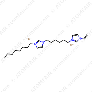 3-Octyl-1-(6-(3-vinyl-1H-imidazol-3-ium-1-yl)hexyl)-1H-imidazol-3-ium bromide (CAS: 1922126-96-2)