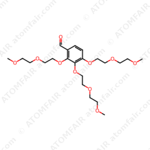 2,3,4-Tris(2-(2-methoxyethoxy)ethoxy)benzaldehyde (CAS: 1650594-31-2)