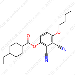 Cyclohexanecarboxylic acid, 4-ethyl-, 4-butoxy-2,3-dicyanophenyl ester, trans (CAS: 1234032-02-0)
