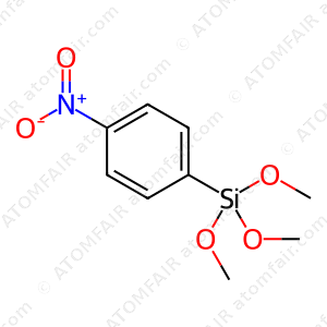 1-Nitro-4-(trimethoxysilyl)benzene (CAS: 889096-94-0)