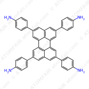 4,4',4'',4'''-(perylene-2,5,8,11-tetrayl)tetraaniline (CAS: 2572545-34-5)
