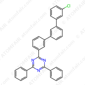 2-(3''-Chloro-[1,1':3',1''-terphenyl]-3-yl)-4,6-diphenyl-1,3,5-triazine (CAS: 1955546-89-0)