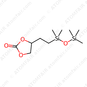 4-[2-(1,1,3,3,3-Pentamethyl-1-disiloxanyl)ethyl]-1,3-dioxolan-2-one (CAS: 883557-27-5)
