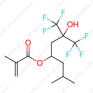MA-MIB-HFA 1,1,1-Trifluoro-2-hydroxy-6-methyl-2-(trifluoromethyl)-heptane-4-yl methacrylate (CAS: 949573-37-9)
