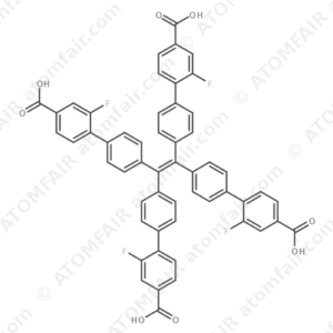 4',4''',4''''',4'''''''-(ethene-1,1,2,2-tetrayl)tetrakis(2-fluoro-[1,1'-biphenyl]-4-carboxylic acid) (CAS: N/A)
