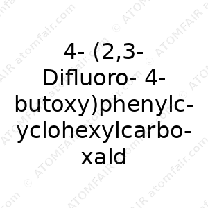 4-(2,3-Difluoro-4-butoxy)phenylcyclohexylcarboxaldehyde (CAS: N/A)