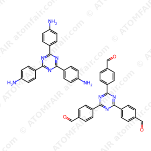Benzaldehyde, 4,4′,4′′-(1,3,5-triazine-2,4,6-triyl)tris-, polymer with 4,4′,4′′-(1,3,5-triazine-2,4,6-triyl)tris[benzenamine] (CAS: 2000996-35-8)