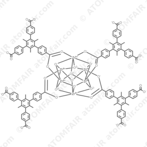 Synonyms: Zirconium, tetrakis[μ-[5′-(4-carboxyphenyl)-2′,4′,6′-trimethyl[1,1′:3′,1′′-terphenyl]-4,4′′-dicarboxylato(3-)-κO4:κO′4]]tetra-μ3-hydroxytetra-μ3-oxohexa (CAS: 2417052-78-7)