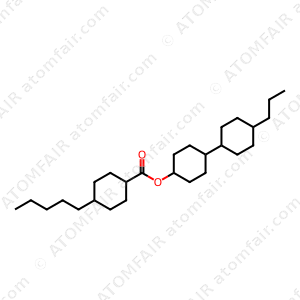[trans[trans(trans)]]-4-Pentylcyclohexanecarboxylic acid 4'-propyl[1,1'-bicyclohexyl]-4-yl ester (CAS: 102714-87-4)