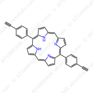 5,15-Di(4-ethynylphenyl)porphyrin (CAS: 632301-81-6)