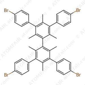 4,4'''-Dibromo-5',5''-bis(4-bromophenyl)-2',2'',4',4'',6',6''-hexamethyl-1,1':3',1'':3'',1'''-quaterphenyl (CAS: 1093856-24-6)