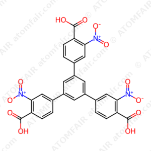 [1,1':3',1''-Terphenyl]-4,4''-dicarboxylic acid, 5'-(4-carboxy-3-nitrophenyl)-3,3''-dinitro (CAS: 1660960-31-5)