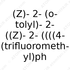 (Z)-2-(o-tolyl)-2-((Z)-2-((((4-(trifluoromethyl)phenyl)sulfonyl)oxy)imino)thiophen-3(2H)-ylidene)acetonitrile (CAS: N/A)