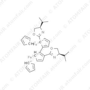 (S,S'')-2,2''-Bis[(S)-4-isopropyloxazolin-2-yl]-1,1''-biferrocene (CAS: 190601-12-8)