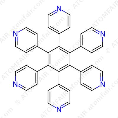 Pyridine, 4,4',4'',4''',4'''',4'''''-(1,2,3,4,5,6-benzenehexayl)hexakis (CAS: 133756-29-3)