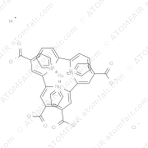 Ruthenate(2-), (2,2′-bipyridine-κN1,κN1′)bis[[2,2′-bipyridine]-4,4′-dicarboxylato(2-)-κN1,κN1′]-, hydrogen chloride (1:4:2), (OC-6-21) (CAS: 1374115-35-1)