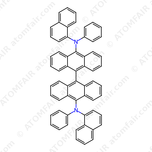 N10 ,N10-Diphenyl-N10 ,N10-dinaphthalenyl-9,9-bianthracene-10,10-diamine (CAS: 885502-26-1)