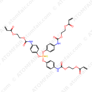 2-Propenoic aPharmaceuticald, 1,1',1''-[phosphinothioylidynetris(oxy-4,1-phenyleneiminocarbonyloxy-2,1-ethanediyl)] ester (CAS: 1072454-85-3)