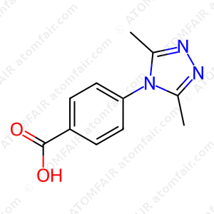 4-(3,5-Dimethyl-[1,2,4]triazol-4-yl)-benzoic acid (CAS: 1208535-49-2)