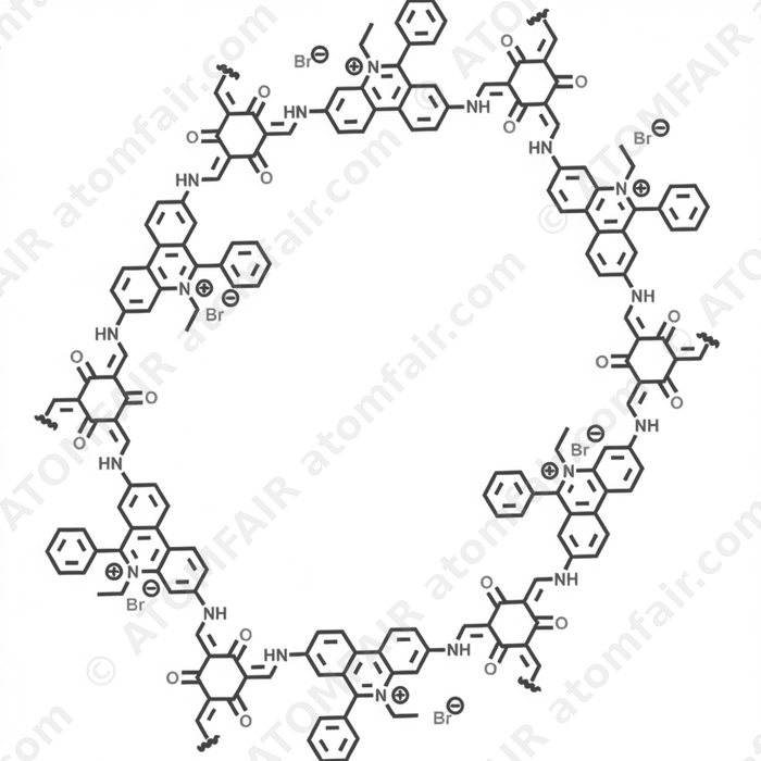 Phenanthridinium, 3,8-diamino-5-ethyl-6-phenyl-, bromide (1:1), polymer with 2,4,6-trihydroxy-1,3,5-benzenetricarboxaldehyde (CAS: 1791405-14-5)
