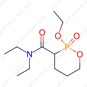 1,2-Oxaphosphorinane-3-carboxamide, 2-ethoxy-N,N-diethyl-, 2-oxide (CAS: 149637-67-2)