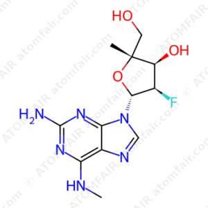 (2R,3R,4R,5R)-5-(2-amino-6-(methylamino)-9H-purin-9-yl)-4-fluoro-2-(hydroxymethyl)-2-methyltetrahydrofuran-3-ol (CAS: 2171103-49-2)