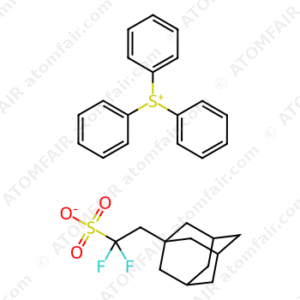 Sulfonium, triphenyl-, α,α-difluorotricyclo[3.3.1.13,7]decane-1-ethanesulfonate (1:1) (CAS: 1146597-81-0)
