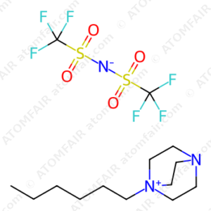 1-Hexyl-1,4-diaza2.2.2bicyclooctanium bis(trifluoromethylsulfonyl)imide, >99% (CAS: 898256-50-3)