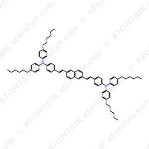 4,4'-(1E,1'E)-2,2'-(Naphthalene-2,6-diyl)bis(ethene-2,1- diyl)bis(N,N-bis(4-hexylphenyl)aniline) (CAS: 1258522-36-9)