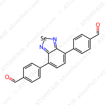 4,4'-(Benzoselenadiazole-4,7-diyl)dibenzaldehyde (CAS: 2851938-02-6)