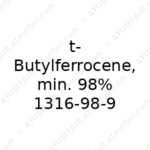 t-Butylferrocene, min. 98% (CAS: 1316-98-9)