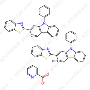 Bis[2-(9-phenylcarbazol-2-yl)-benzothiazole] iridium(III) picolinate (CAS: 1452824-22-4)