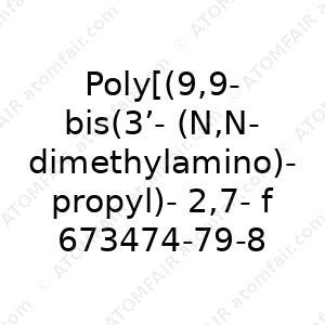 Poly[(9,9-bis(3’-(N,N-dimethylamino)propyl)-2,7- fluorene)-alt-1,4-phenylene] (CAS: 673474-79-8)