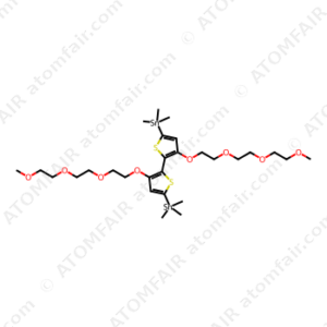 Stannane, 1,1'-[3,3'-bis[2-[2-(2-methoxyethoxy)ethoxy]ethoxy][2,2'-bithiophene]-5,5'-diyl]bis[1,1,1-trimethyl (CAS: 1636120-19-8)