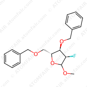 (2R,3R,4R)-3-(benzyloxy)-2-((benzyloxy)methyl)-4-fluoro-5-methoxytetrahydrofuran (CAS: 863642-44-8)