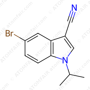 1H-Indole-3-carbonitrile, 5-bromo-1-(1-methylethyl) (CAS: 1508372-50-6)