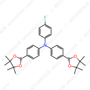 Benzenamine, 4-fluoro-N,N-bis[4-(4,4,5,5-tetramethyl-1,3,2-dioxaborolan-2-yl)phenyl] (CAS: 2106805-50-7)