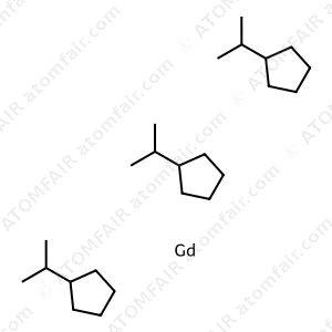 Tris(i-propylcyclopentadienyl)gadolinium(III), 98% (99.9%-Gd) (RED) (CAS: 126970-21-6)