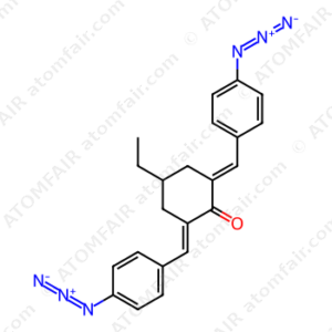 2,6-bis[(4-azidophenyl)methy lene]-4-ethyl-cyclohexanone (CAS: 114391-97-8)