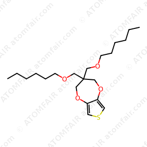 2H-Thieno[3,4-b][1,4]dioxepin, 3,3-bis[(hexyloxy)methyl]-3,4-dihydro (CAS: 918536-90-0)
