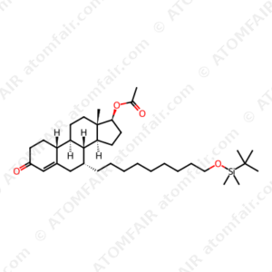 7β-Acetyloxy-7α-[9-(dimethyl(tert-butylsilyloxy)nonyl]estr-4-en-3-one (CAS: 875573-60-7)