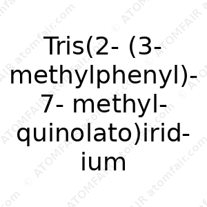 Tris(2-(3-methylphenyl)-7-methyl-quinolato)iridium (CAS: N/A)