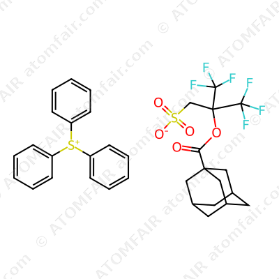 triphenylsulfonium 2-(adamantane-1-carbonyloxy)-3,3,3-trifluoro-2-trifluoromethylpropane-1-sulfonate (CAS: 1240248-58-1)